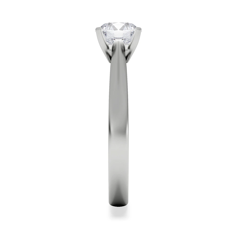 1 Carat Diamond Engagement Ring Grace Lab FVS1 18K White Gold
