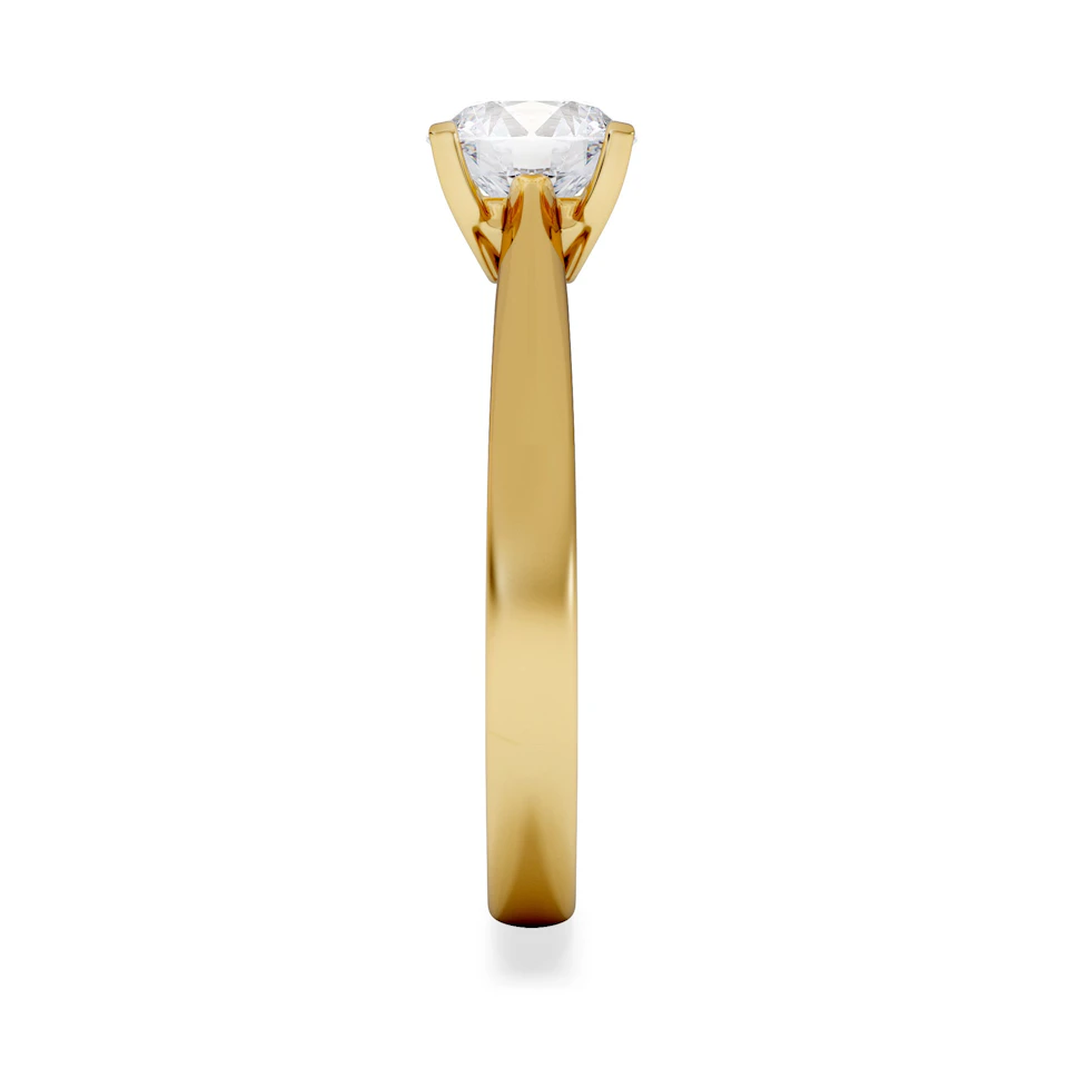 1 Carat Diamond Engagement Ring Grace Lab FVS1 IGI Certified 18K Gold