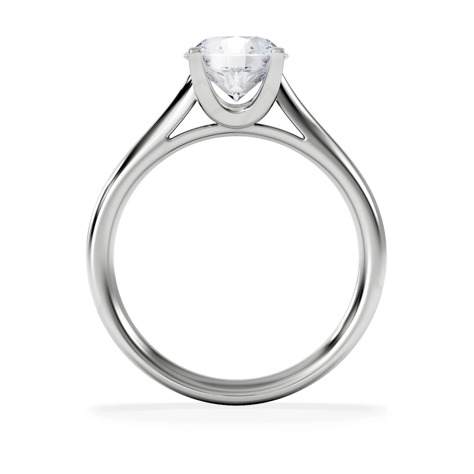 1.50ct Diamond Engagement Ring Grace Lab F/VS1 IGI Certified Platinum