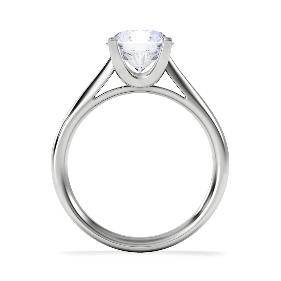 2 Carat Diamond Engagement Ring Grace Lab F/VS1 18K White Gold