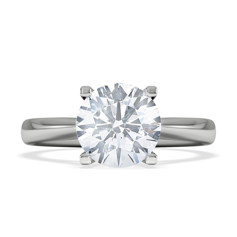 2 Carat Diamond Engagement Ring Grace Lab F/VS1 18K White Gold