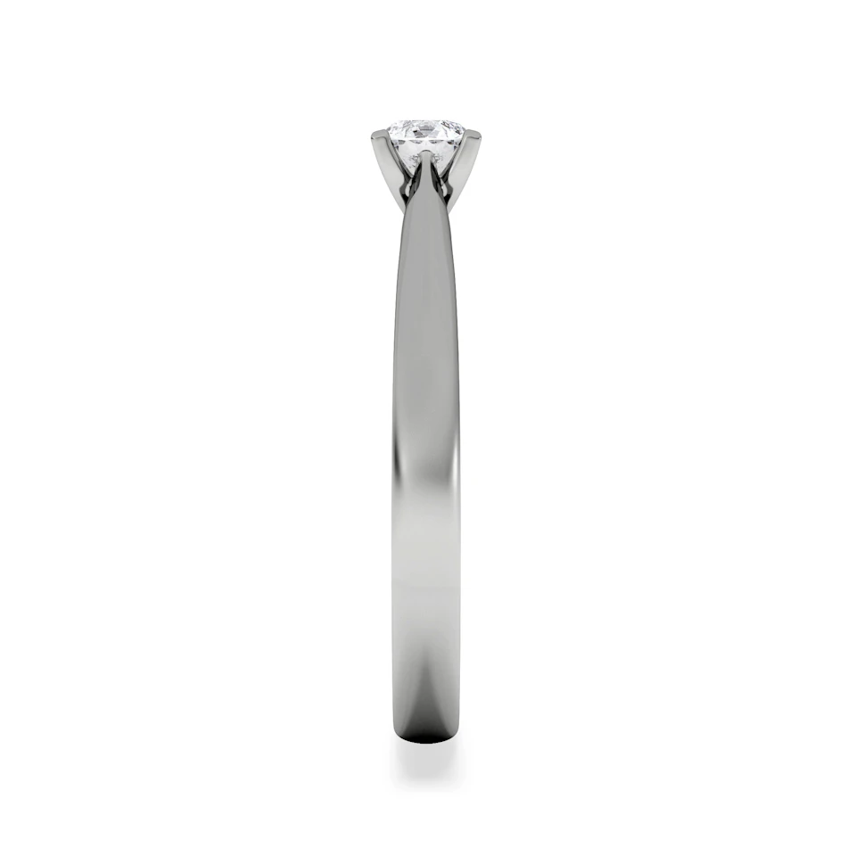 Certified Grace Platinum Diamond Engagement Ring 0.25CT G/VS