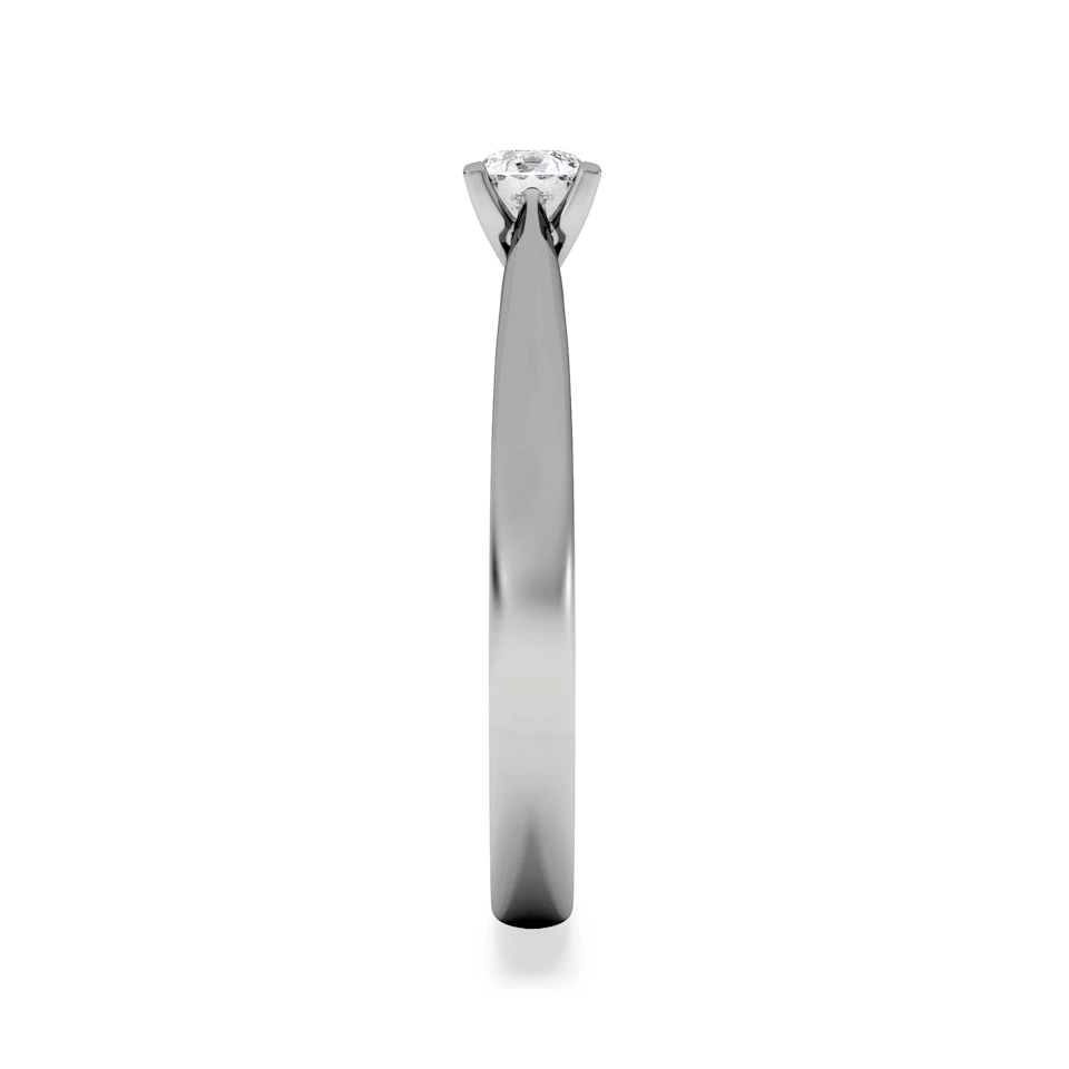 Certified Grace 18K White Gold Diamond Engagement Ring 0.25CT-F-G/VS