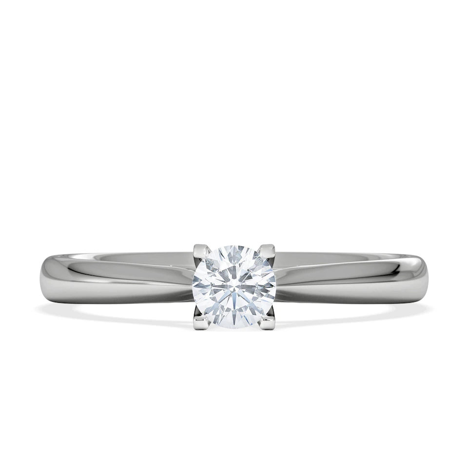 Engagement Ring Grace 0.25ct Lab Diamond G/Vs in Platinum