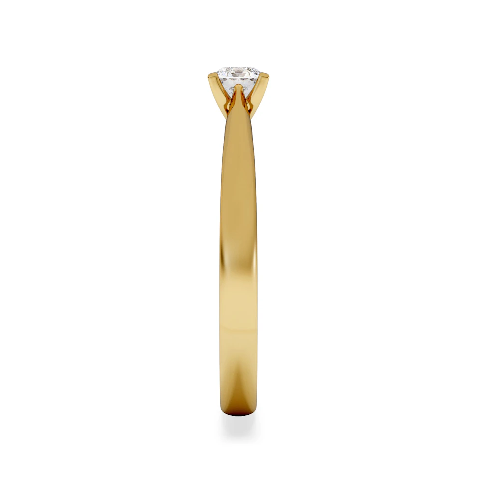 Certified Grace 18K Gold Diamond Engagement Ring 0.25CT-G-H/SI