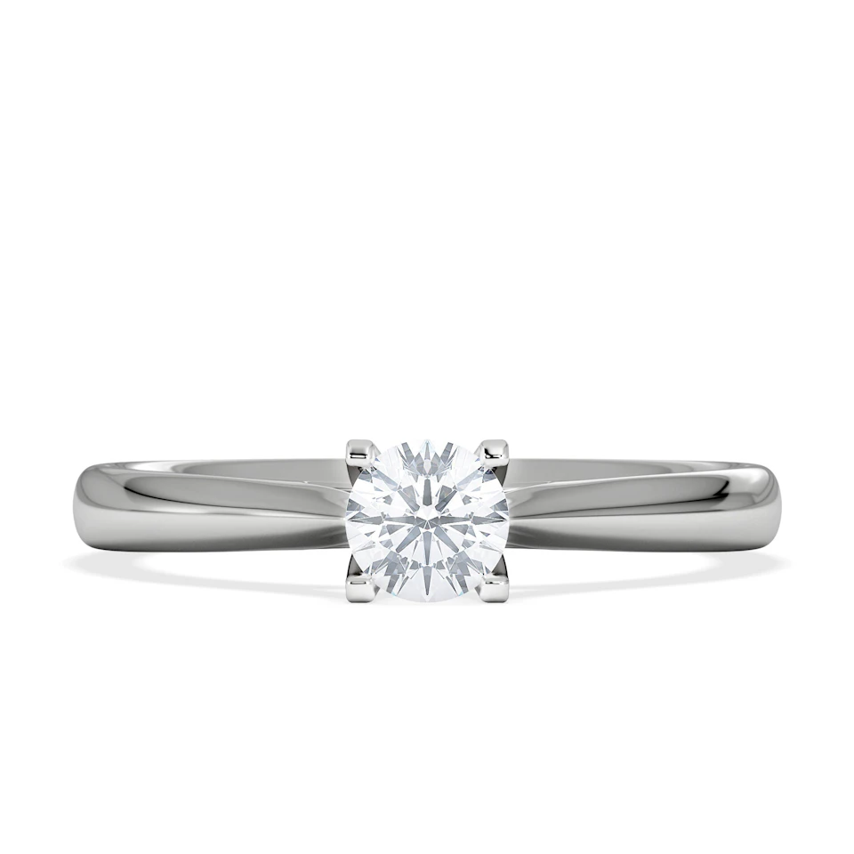 Engagement Ring Grace 0.33ct Lab Diamond G/Vs in Platinum