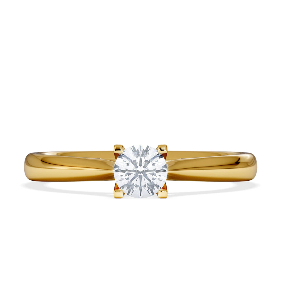 Engagement Ring Grace 0.33ct Lab Diamond G/Vs in 18K Gold