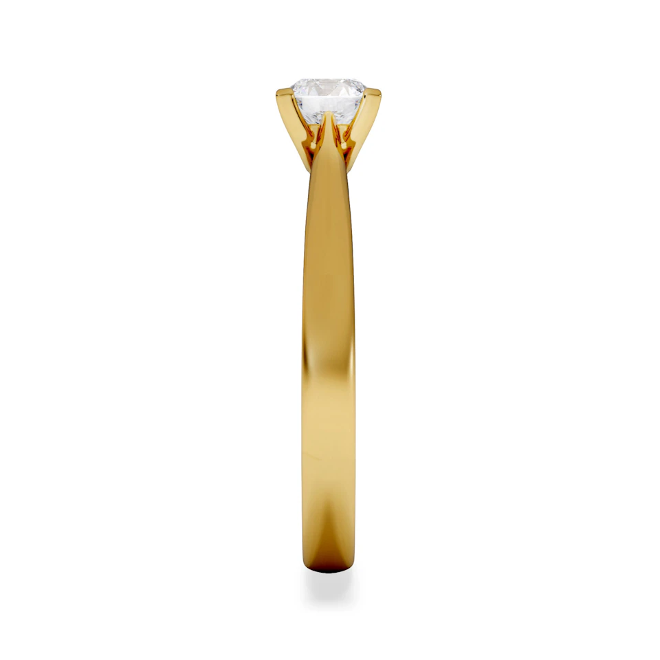 Certified Grace 18K Gold Diamond Engagement Ring 0.50CT