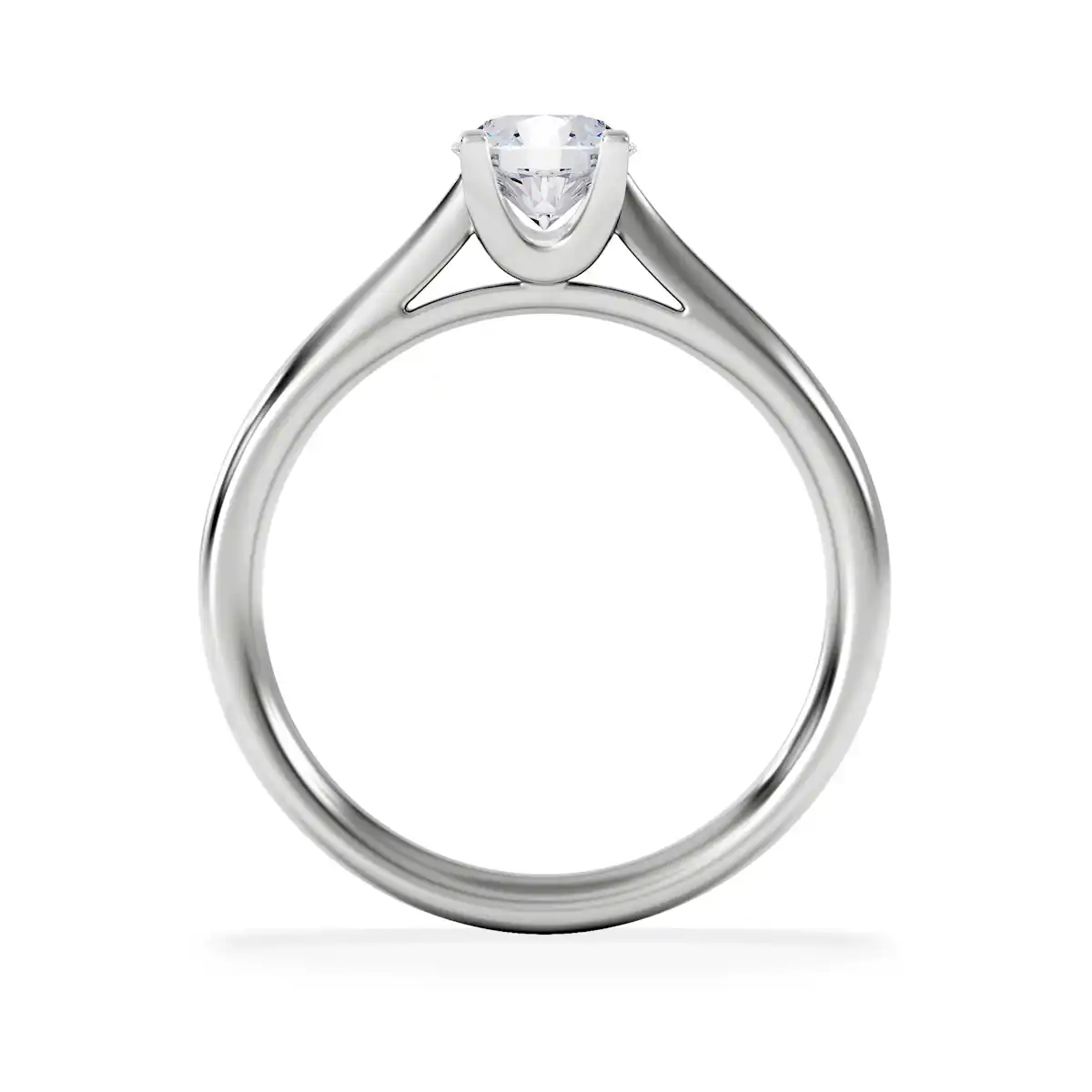 Certified 0.70CT Grace 18K White Gold Engagement Ring G/SI2