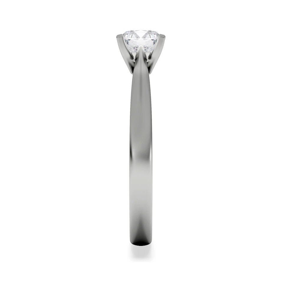 Certified 0.70CT Grace 18K White Gold Engagement Ring G/SI2