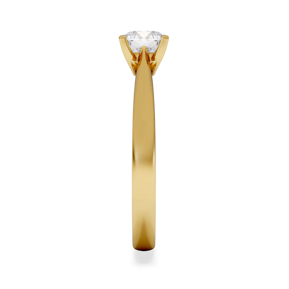Certified 0.70CT Grace 18K Gold Engagement Ring G/SI2