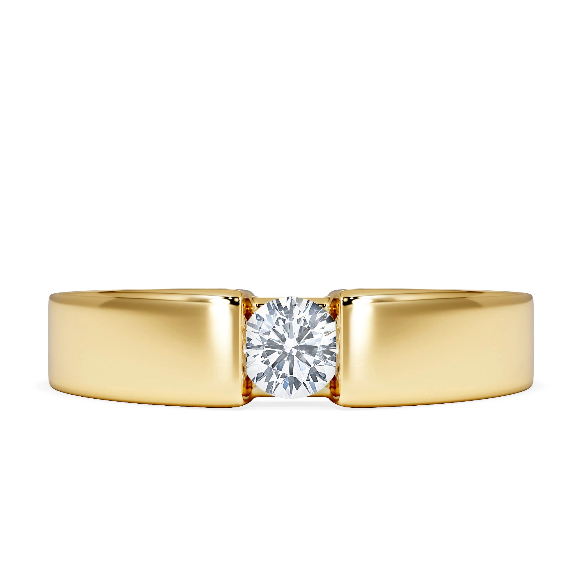 Certified Jessica 18K Gold Diamond Engagement Ring 0.25CT