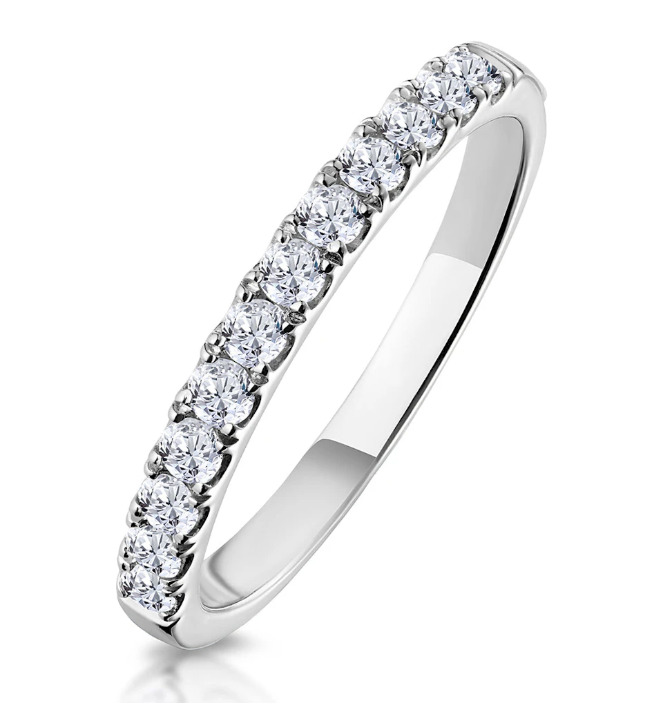 Adelle Matching Wedding Band 0.35ct H/Si Diamond in 18K White Gold