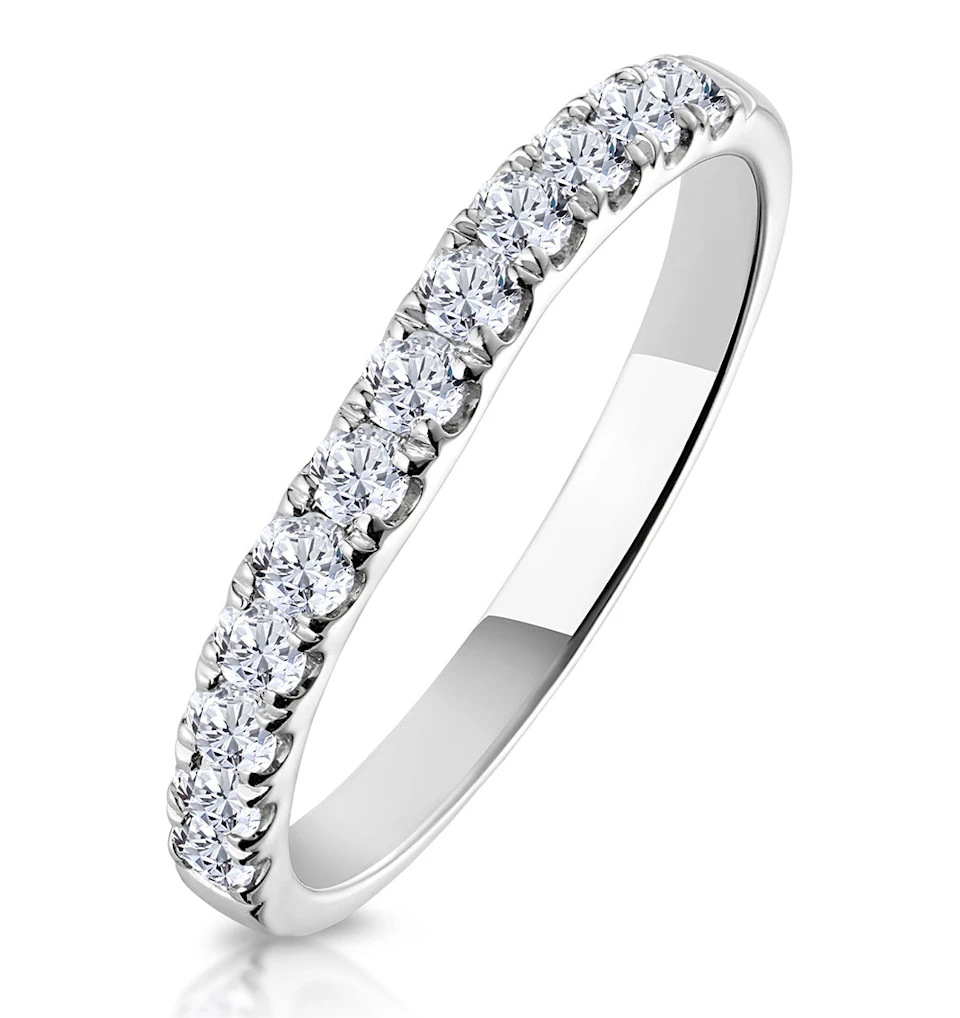 Talia Matching Wedding Band 0.35ct H/Si Diamond in 18K White Gold