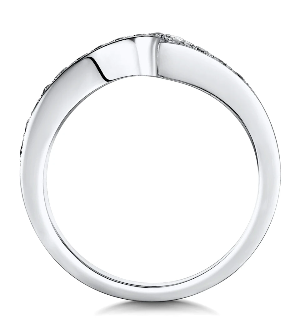 Anais Matching 2.3mm Wedding Band 0.20ct H/Si Diamonds in 18KW Gold