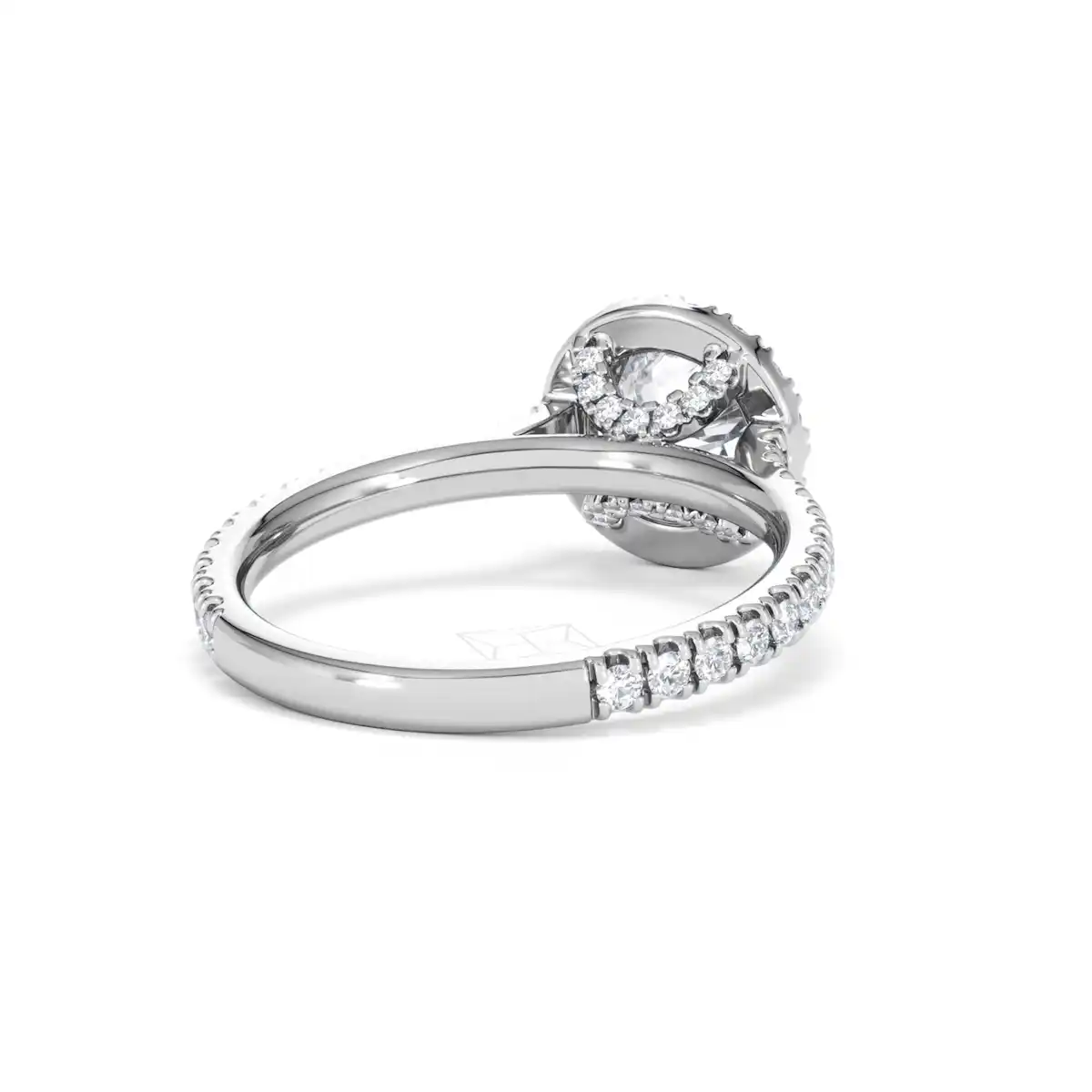 Reina Lab Diamond Halo Engagement Ring in Platinum 1.80ct F/VS1