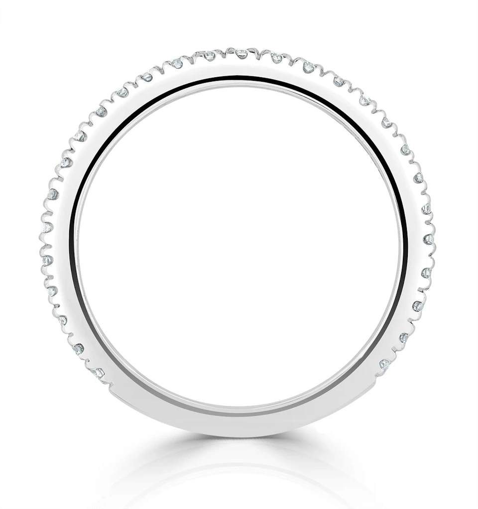 Reina Matching Wedding Band 0.35ct G/Si Diamond in 18K White Gold