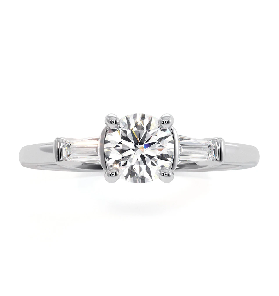 Isadora Diamond Engagement Ring 18KW 0.65ct G/SI2