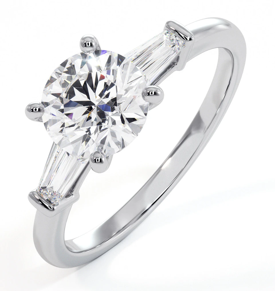Isadora GIA Diamond Engagement Ring 18KW 1.25ct G/VS2