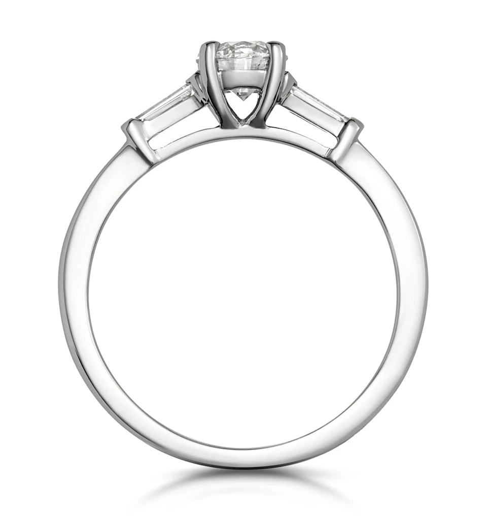Isadora Diamond Engagement Ring 18KW 0.65ct G/SI2