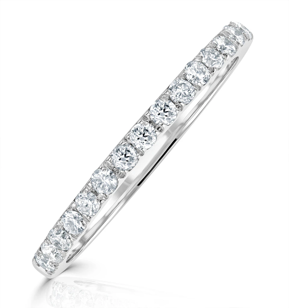 Camilla Matching Wedding Band 0.30ct G/Si Diamond in 18K White Gold