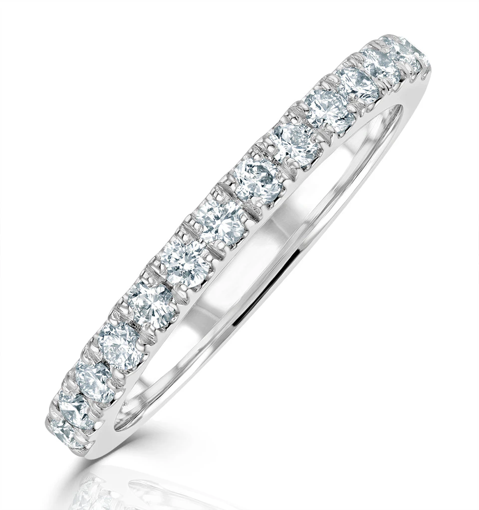 Meghan Matching Wedding Band 0.30ct G/Si Diamond in 18K White Gold