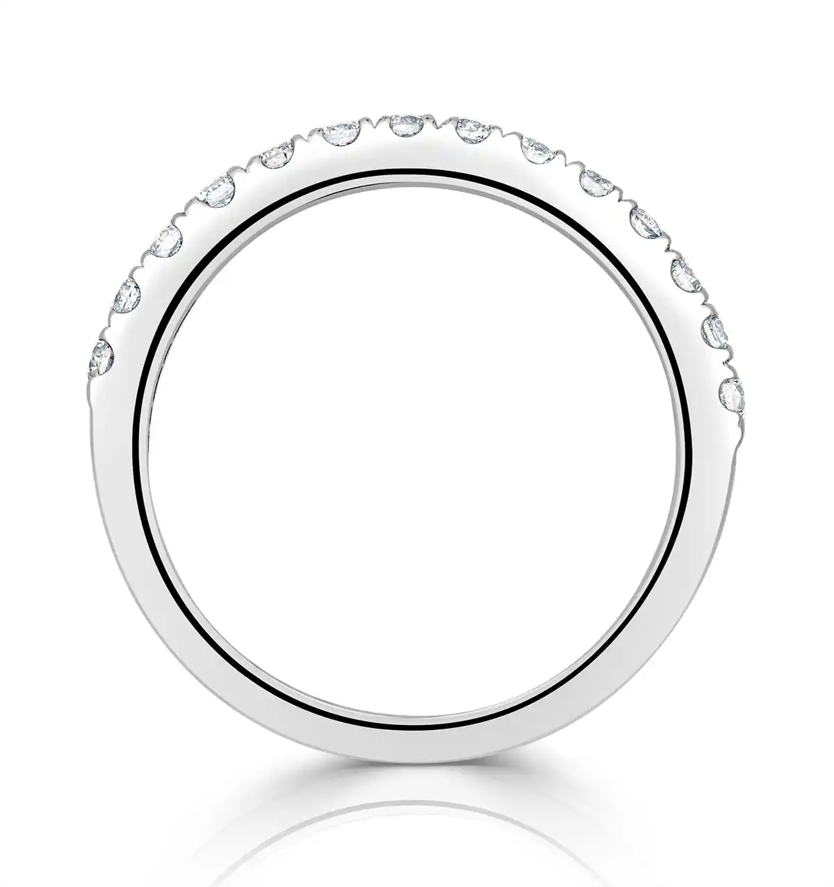 Meghan Matching Wedding Band 0.30ct G/Si Diamond in 18K White Gold