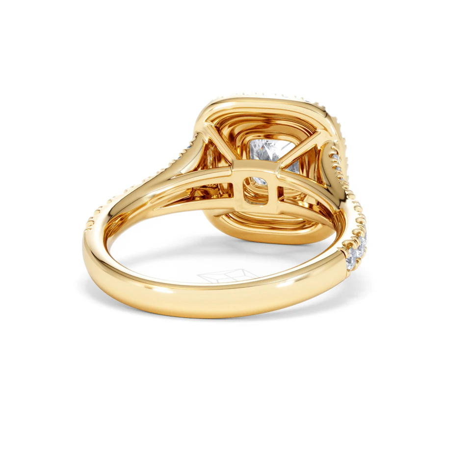 Anastasia Lab Diamond Halo Engagement Ring in 18K Gold 1.85ct F/VS1