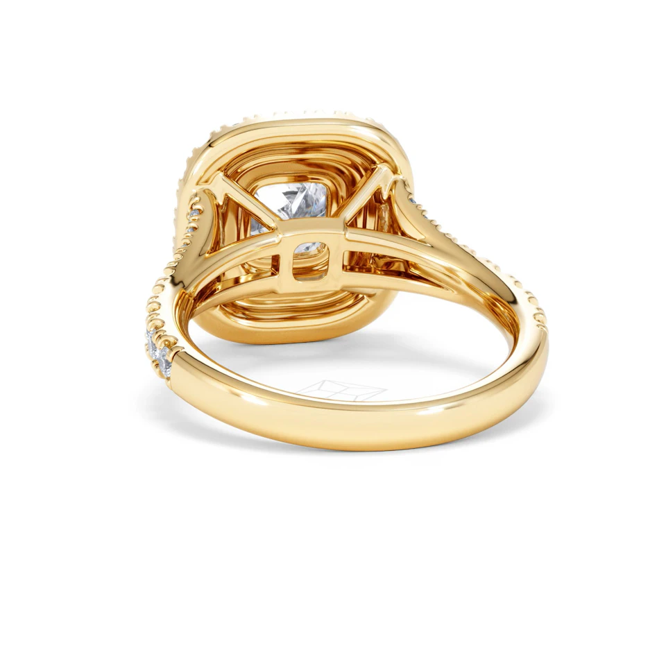 Anastasia Lab Diamond Halo Engagement Ring in 18K Gold 2.15ct F/VS1