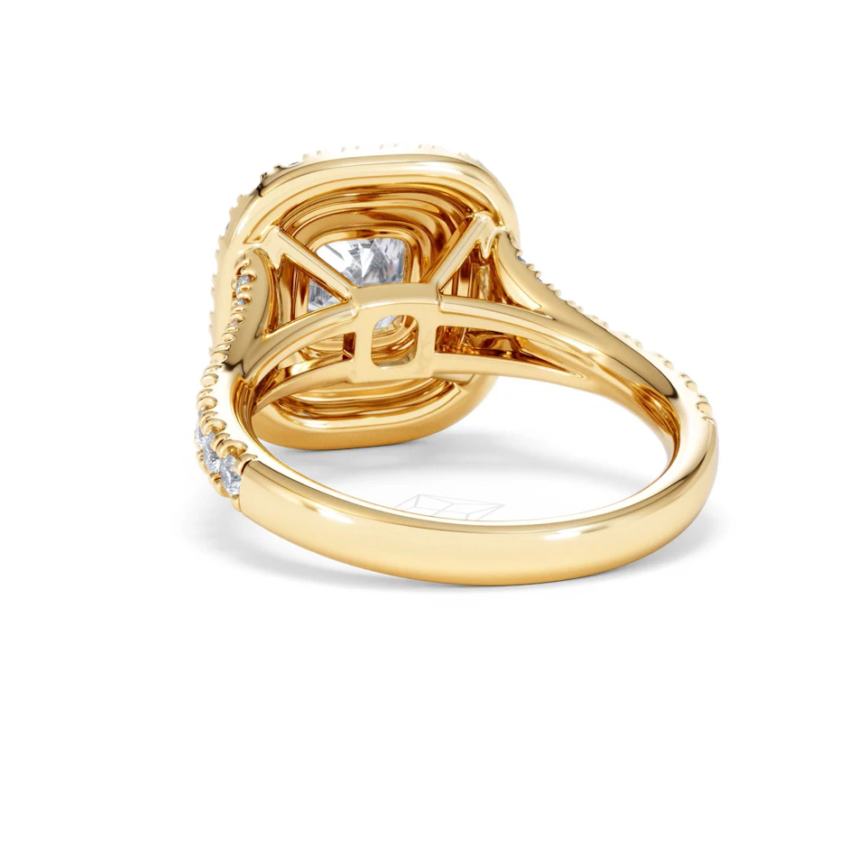 Anastasia Lab Diamond Halo Engagement Ring in 18K Gold 2.15ct F/VS1