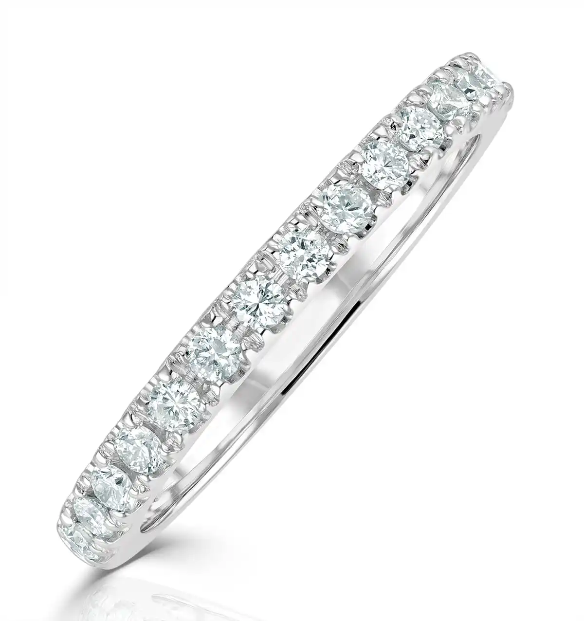 Cleopatra Matching Wedding Band 0.35ct G/Si Diamond in Platinum