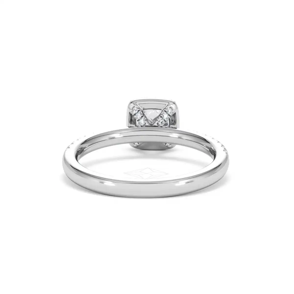 Beatrice Diamond Halo Engagement Ring in Platinum 1ct G/VS2