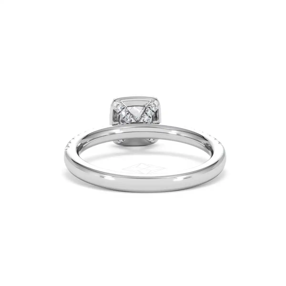 Beatrice Diamond Halo Engagement Ring in Platinum 1ct G/VS2