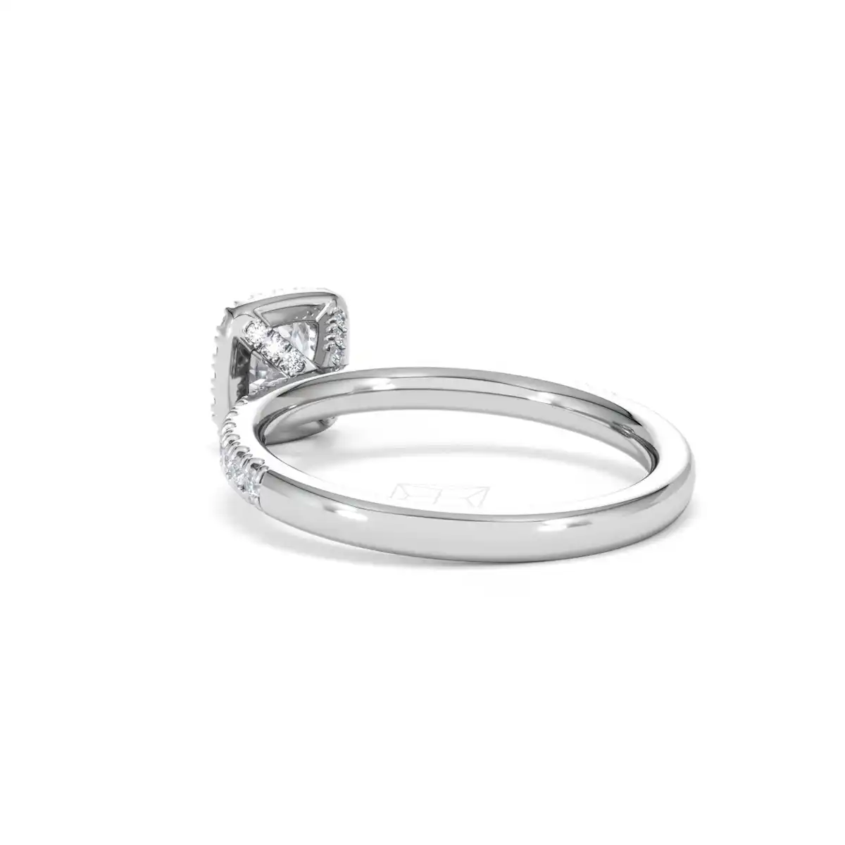 Beatrice Diamond Halo Engagement Ring in Platinum 1ct G/VS2