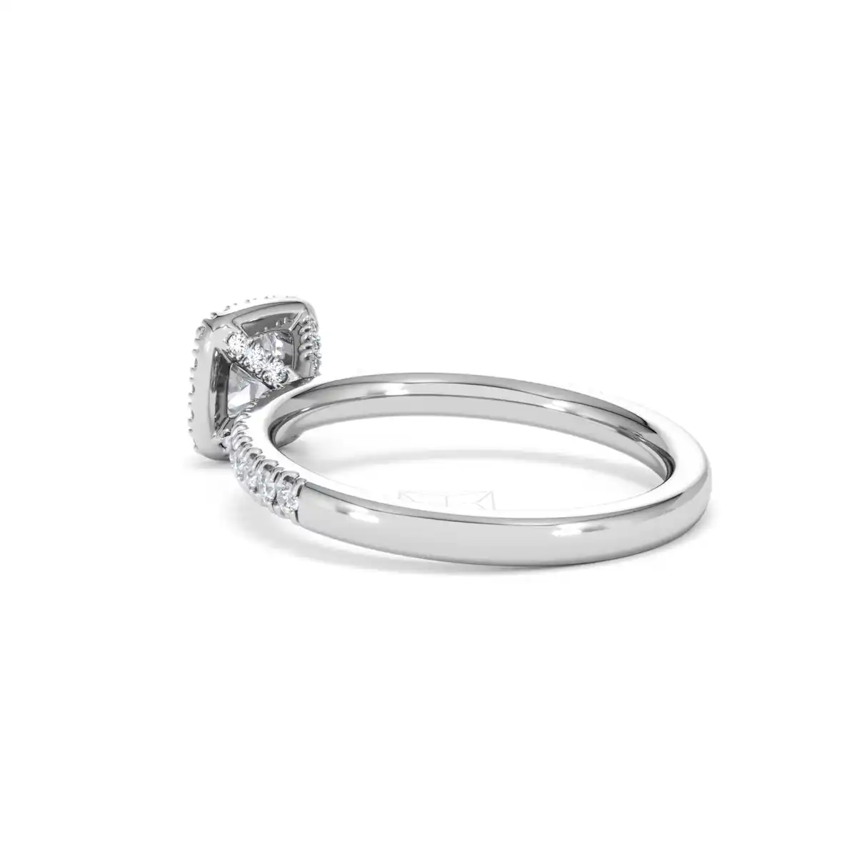Beatrice Diamond Halo Engagement Ring in Platinum 1ct G/VS2
