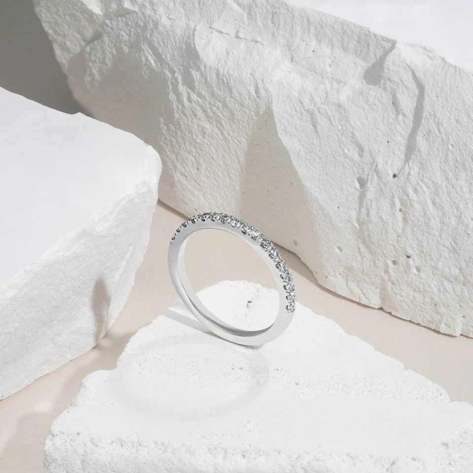 Beatrice Matching Wedding Band 0.30ct G/Si Diamond in 18K White Gold