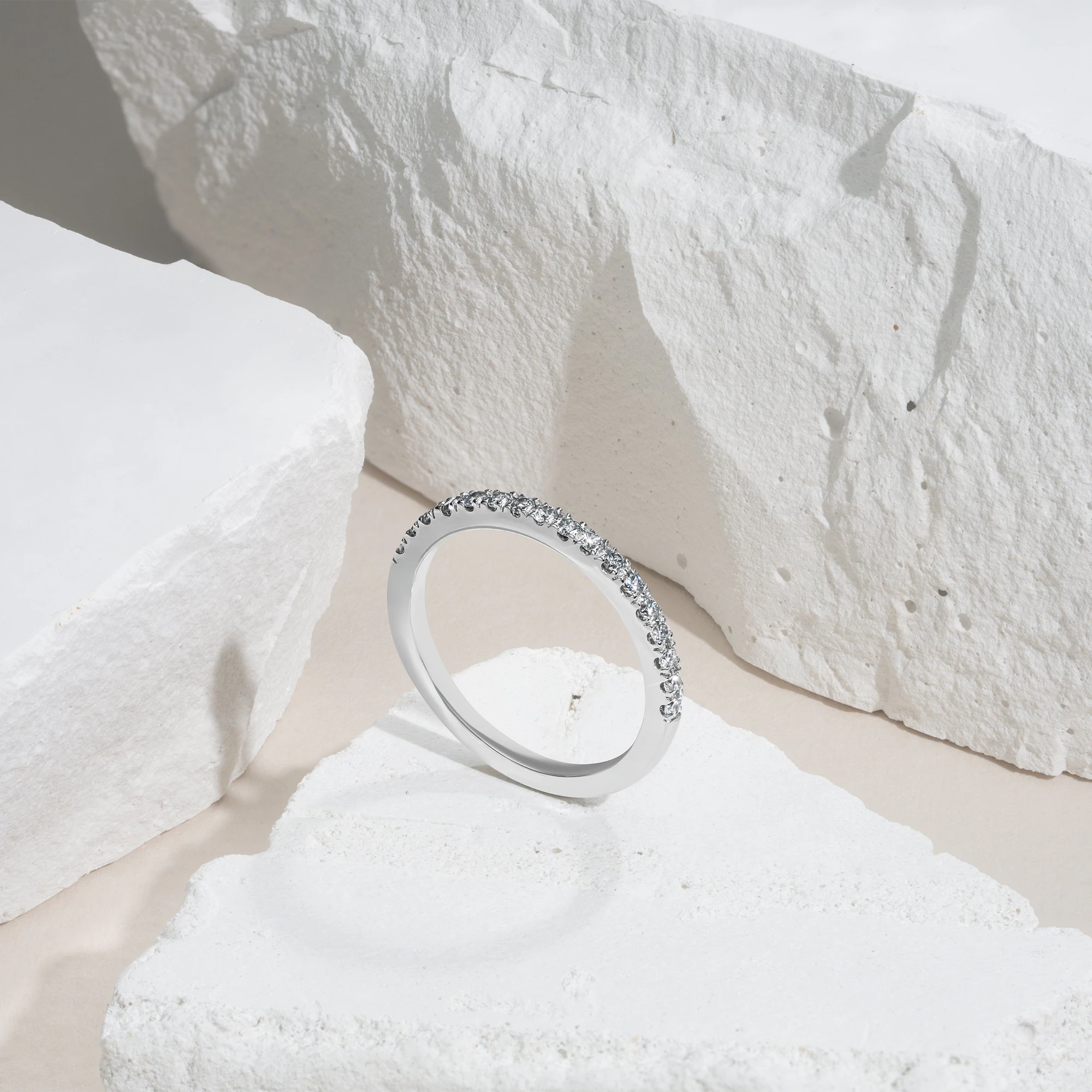 Beatrice Matching Wedding Band 0.30ct G/Si Diamond in 18K White Gold