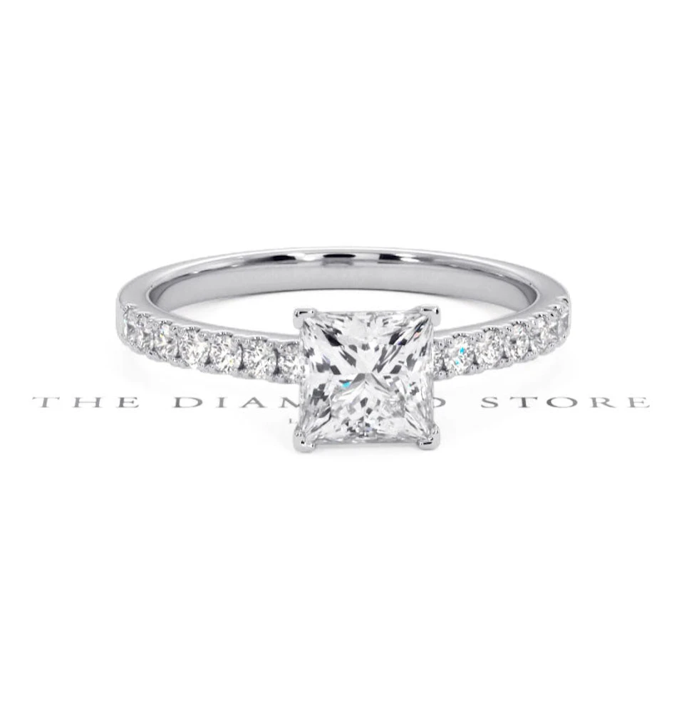 Katerina GIA Princess Diamond Engagement Ring Platinum 1.50ct G/VS1