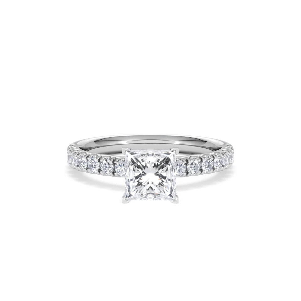 Katerina GIA Princess Diamond Engagement Ring Platinum 1.50ct G/VS1