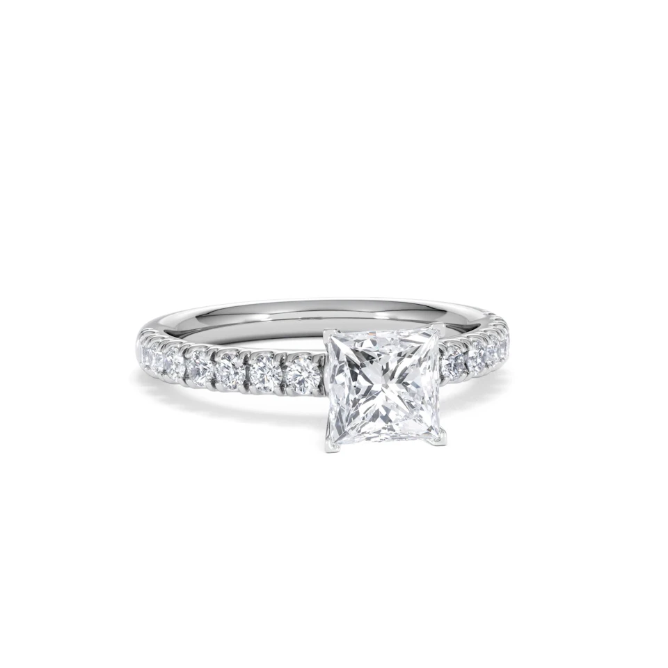 Katerina GIA Princess Diamond Engagement Ring Platinum 1.50ct G/VS1