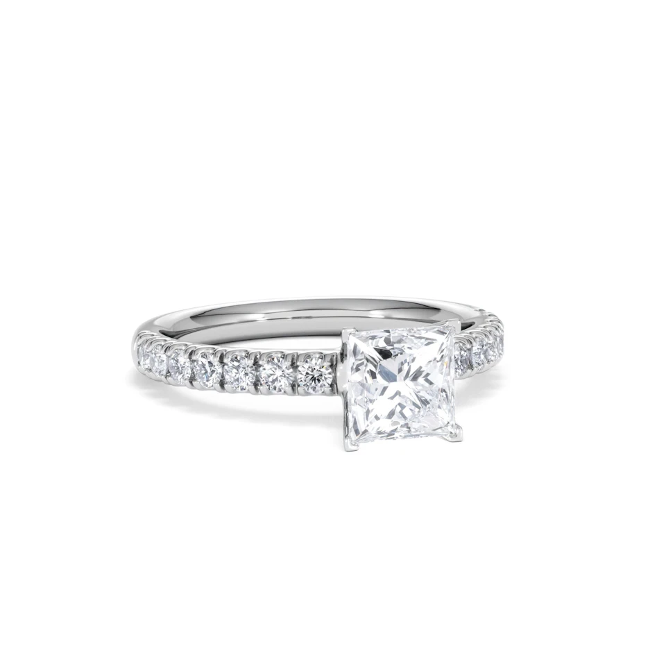 Katerina GIA Princess Diamond Engagement Ring Platinum 1.50ct G/VS1