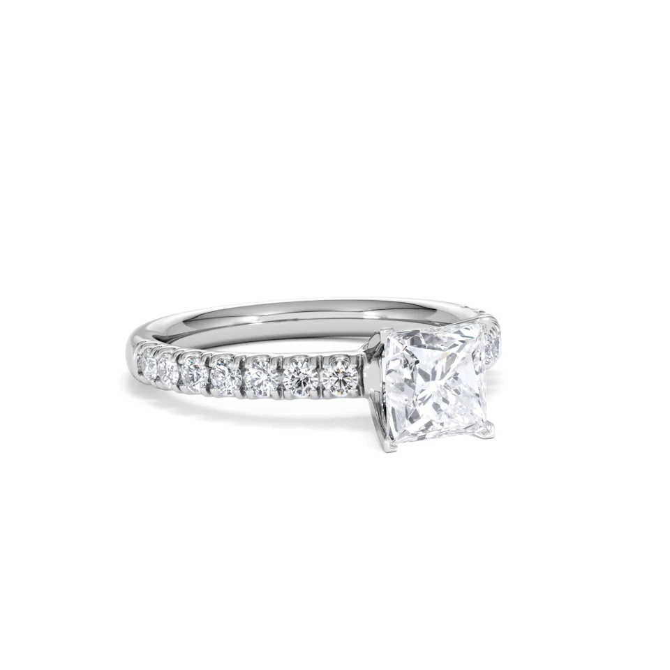 Katerina GIA Princess Diamond Engagement Ring Platinum 1.50ct G/VS1