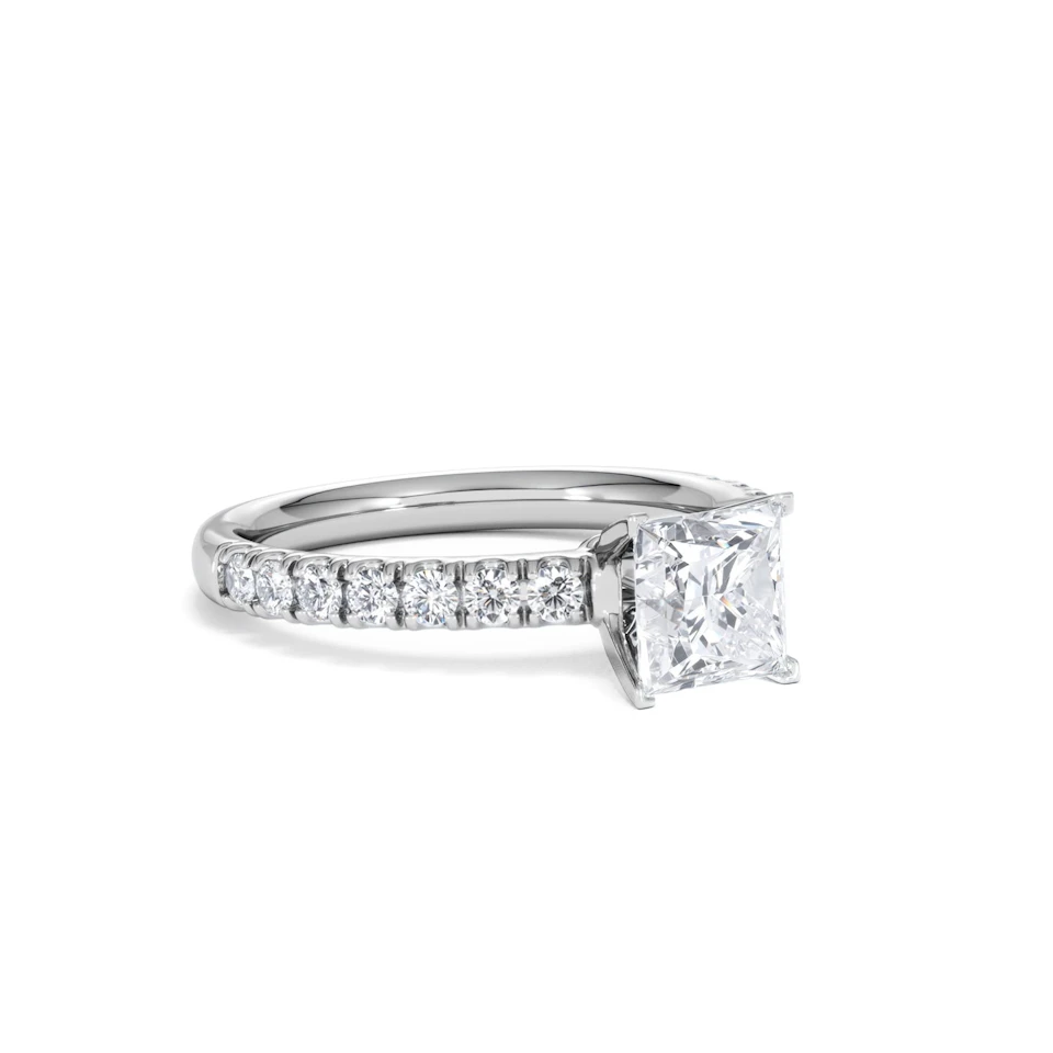 Katerina GIA Princess Diamond Engagement Ring Platinum 1.50ct G/VS1