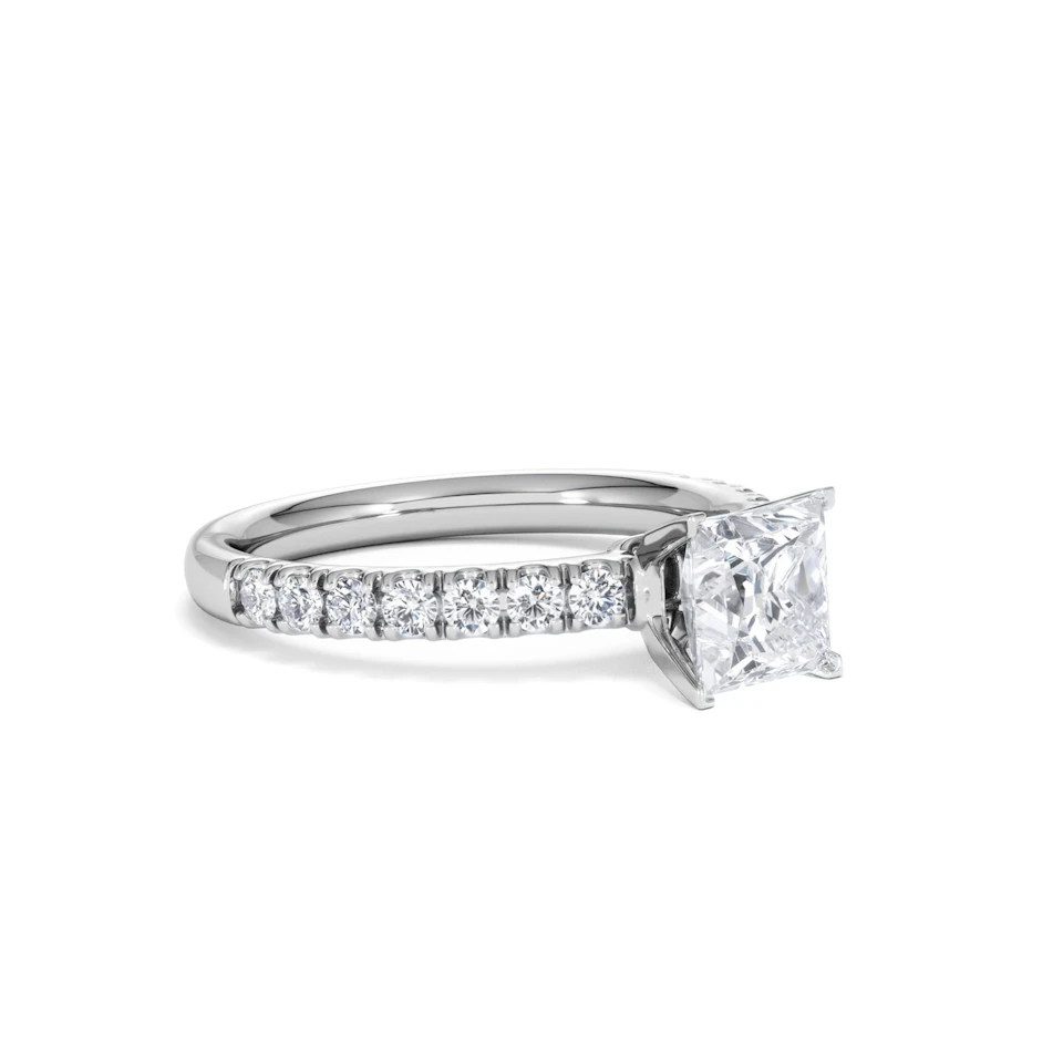 Katerina GIA Princess Diamond Engagement Ring Platinum 1.50ct G/VS1