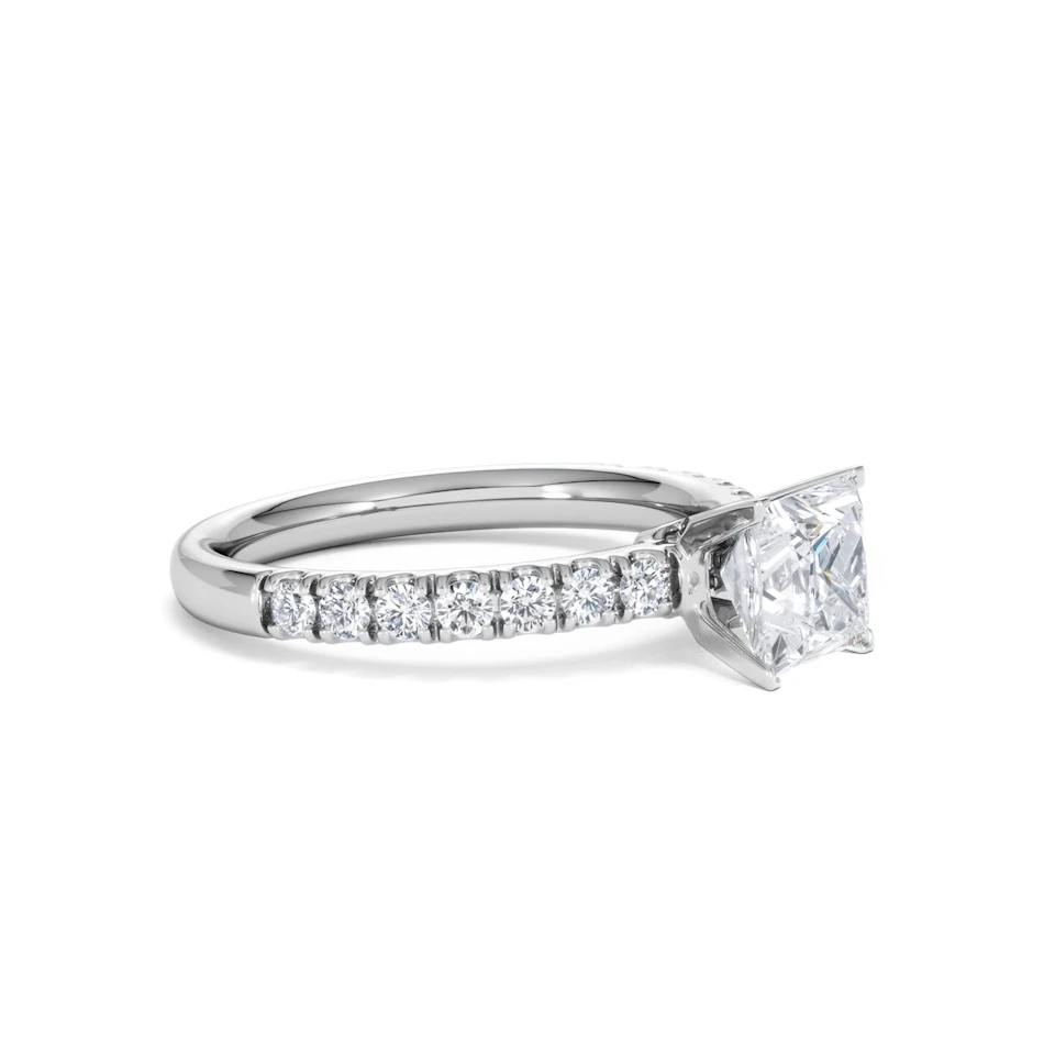 Katerina GIA Princess Diamond Engagement Ring Platinum 1.50ct G/VS1
