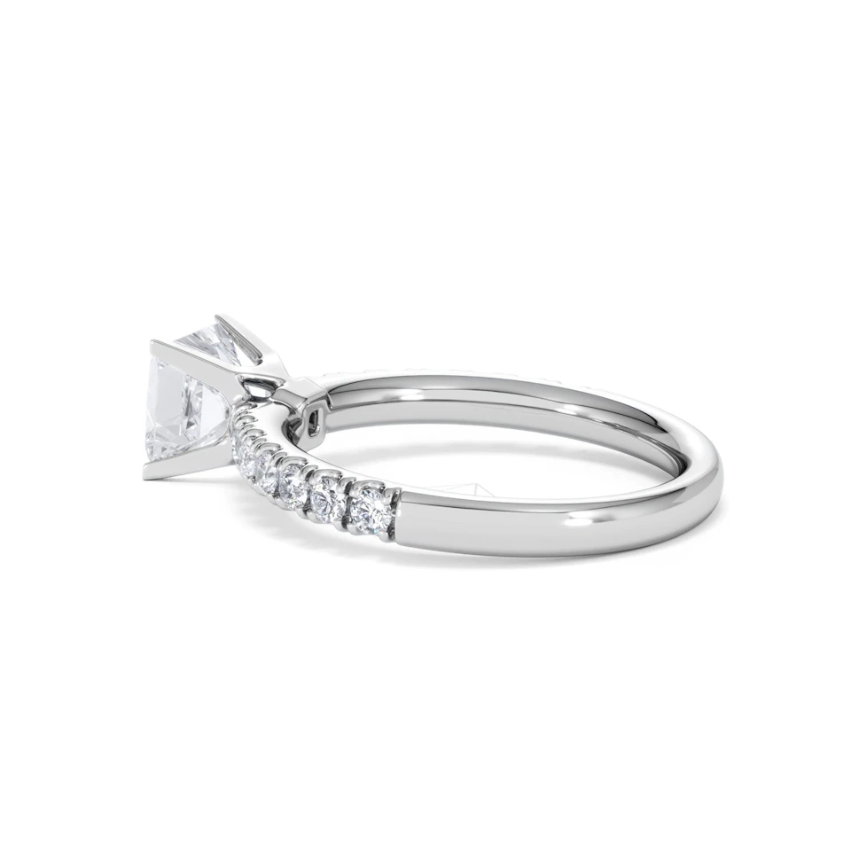 Katerina GIA Princess Diamond Engagement Ring Platinum 1.50ct G/SI2