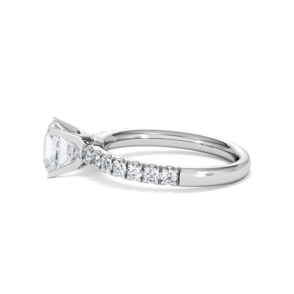Katerina GIA Princess Diamond Engagement Ring Platinum 1.50ct G/VS1
