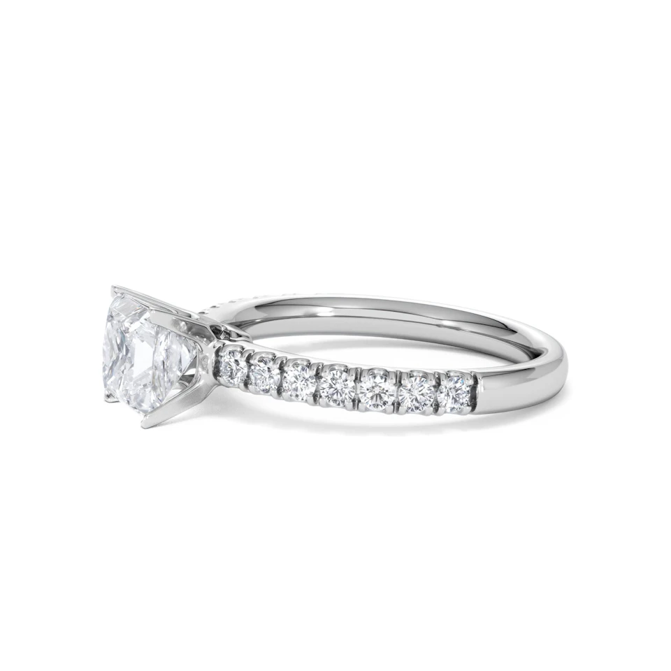 Katerina GIA Princess Diamond Engagement Ring Platinum 1.50ct G/SI2