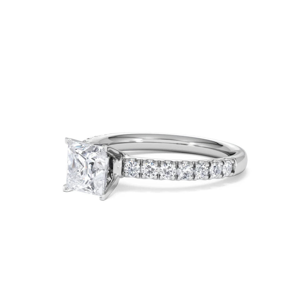 Katerina GIA Princess Diamond Engagement Ring Platinum 1.50ct G/SI2
