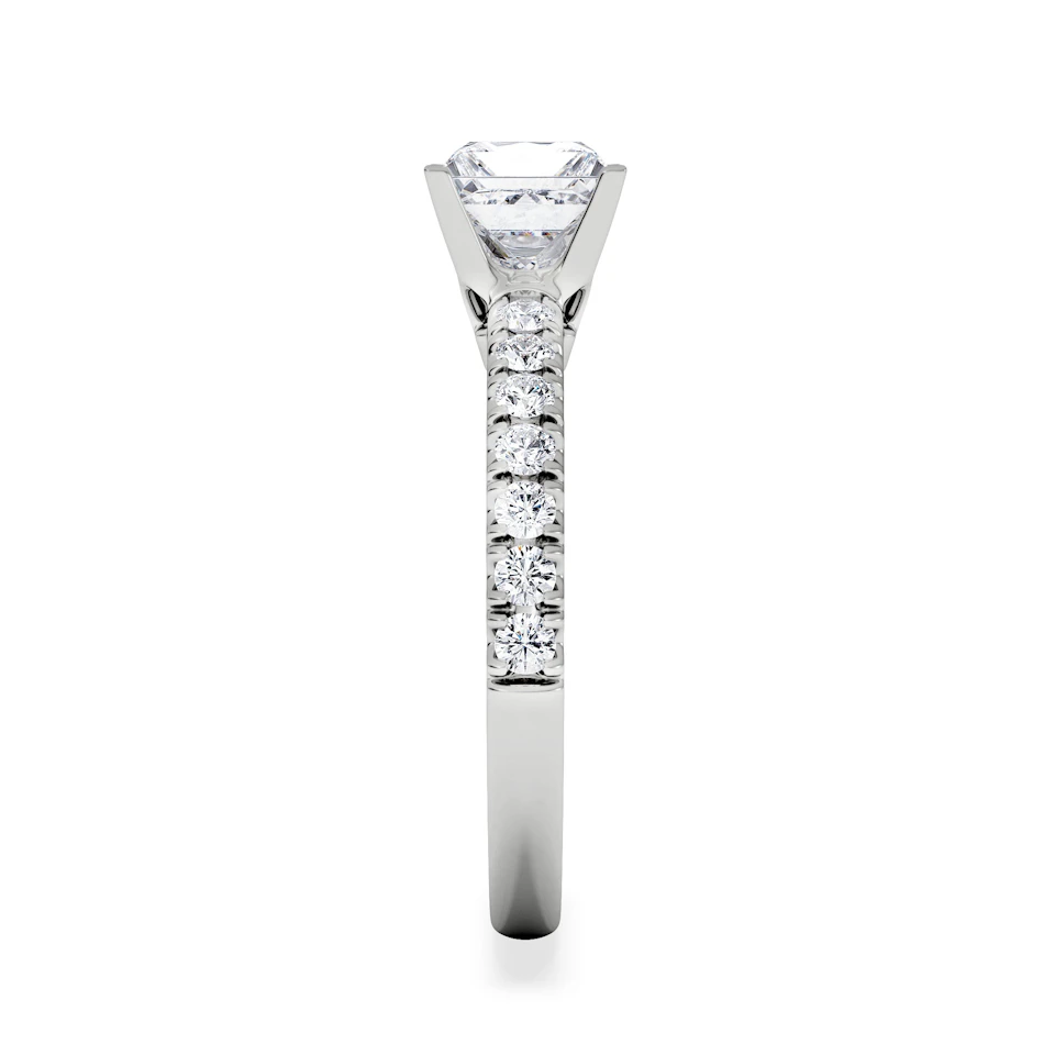 Katerina GIA Princess Diamond Engagement Ring Platinum 1.50ct G/SI2